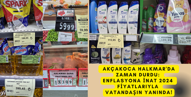 ENFLASYONA İNAT 2024 FİYATLARIYLA VATANDAŞIN YANINDA!