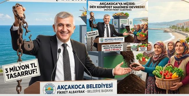 AKÇAKOCA’DA FİKRET ALBAYRAK’TAN TARİHİ ADIM