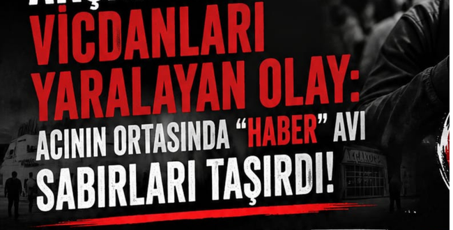 ACININ ORTASINDA “HABER” AVI SABIRLARI TAŞIRDI