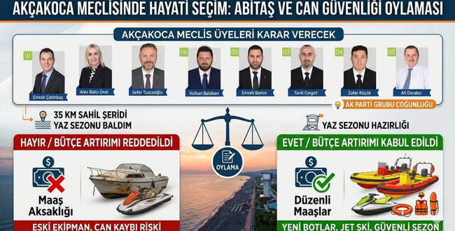 AKÇAKOCA’DA NEFESLER TUTULDU